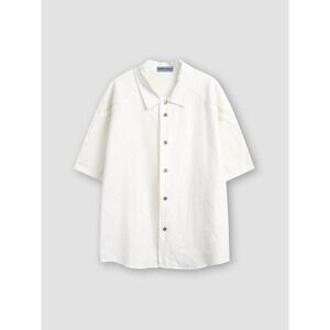 AELFRIC EDEN PLAID NECKTIE SHIRT NWT SIZE M